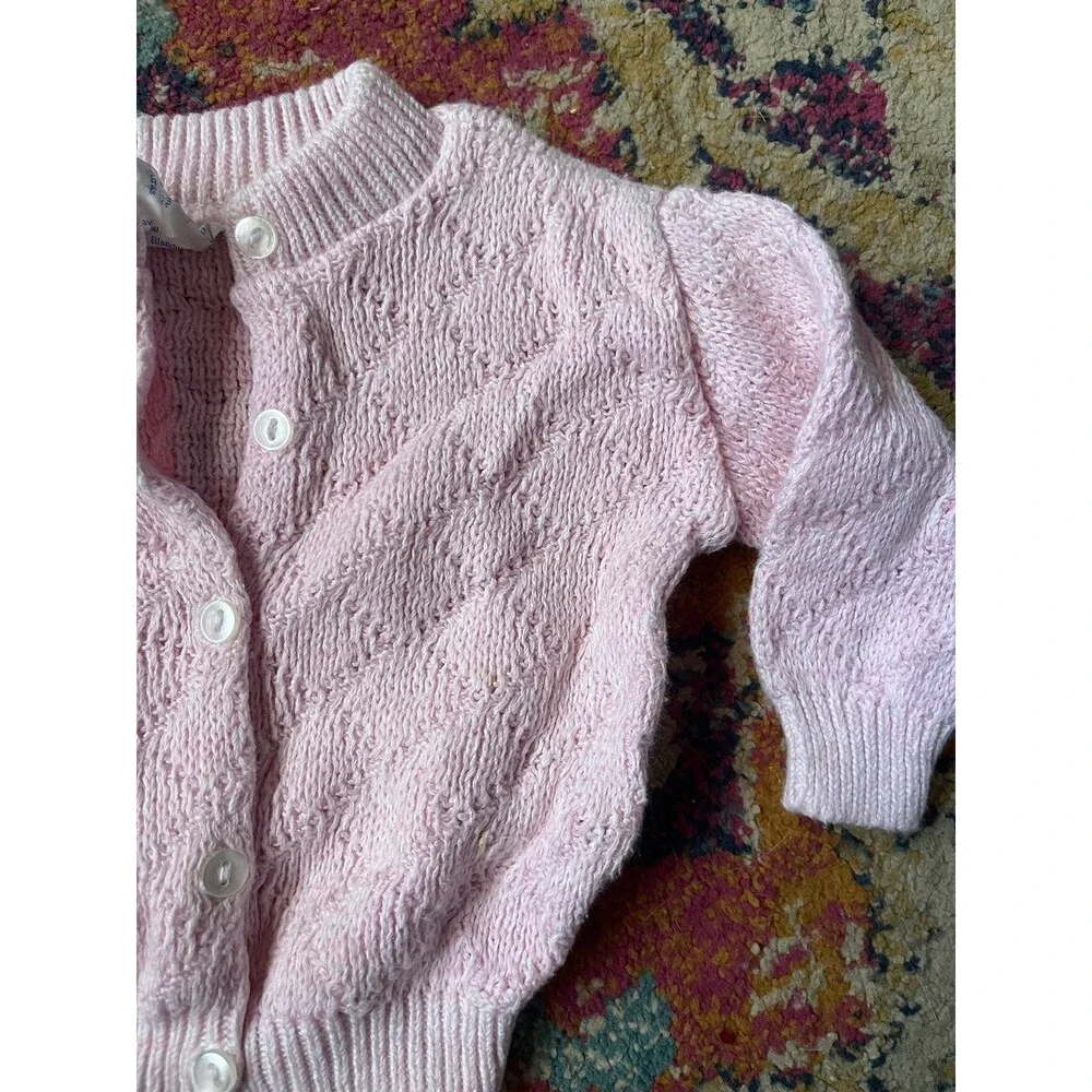 Vintage baby pink Cardigan